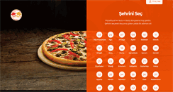 Desktop Screenshot of pizzapizza.com.tr