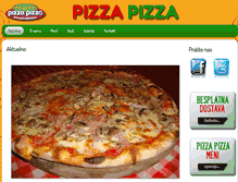 Tablet Screenshot of pizzapizza.rs