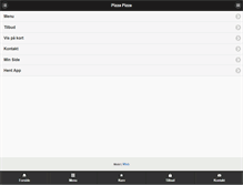 Tablet Screenshot of pizzapizza.nu